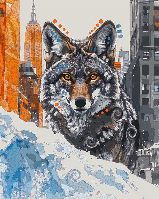 The Uptown Coyote Mini Print (Ltd. Edition) (020526)