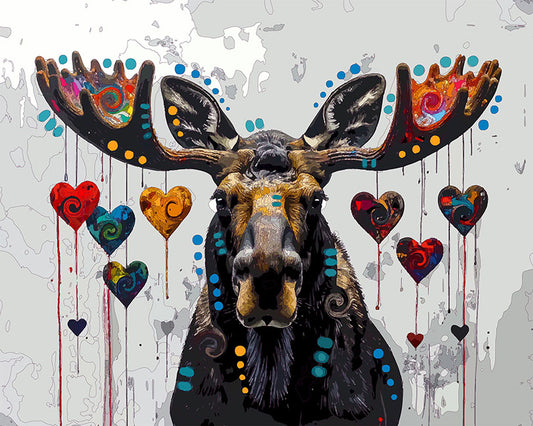 The Valentine Drop Moose Mini Print (Ltd. Edition) (021126)