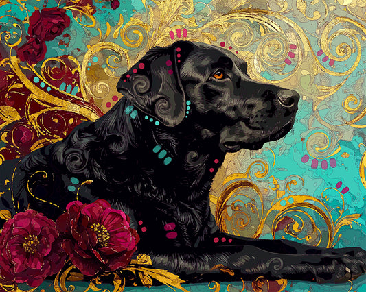 The Valiant Black Lab Mini Print (Ltd. Edition) (112025)