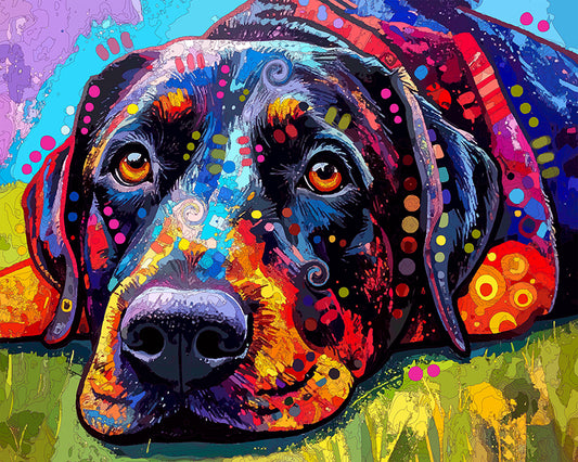 The Very Savvy Labrador Mini Print (Ltd. Edition) (080725)