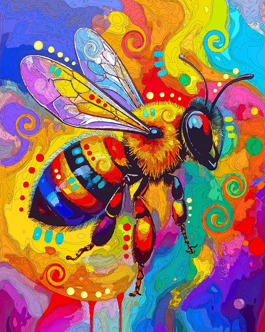 The Vibrant Bee Mini Print (Ltd. Edition) (032626)