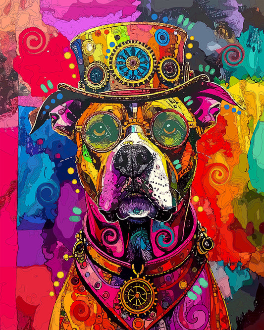 The Watercolor SP Pittie Mini Print (Ltd. Edition) (071426)