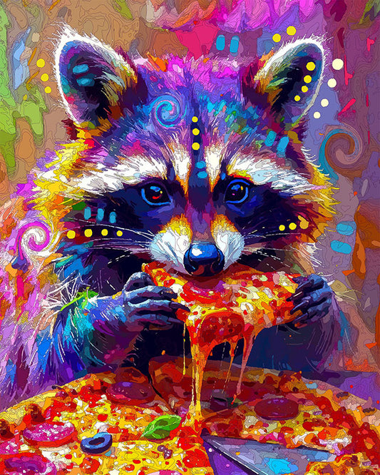 The Whole Pie Raccoon Mini Print (Ltd. Edition) (050626)