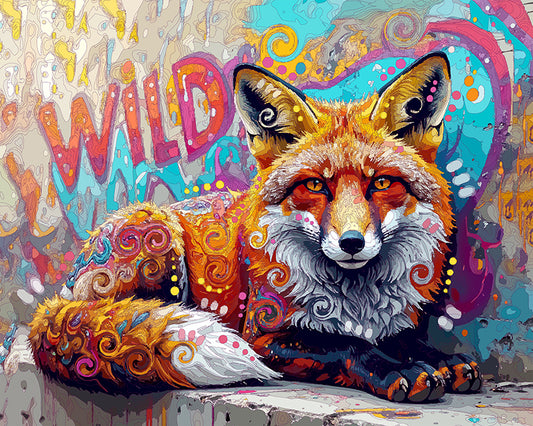 The Wild Wall Fox Mini Print (Ltd. Edition) (110525)