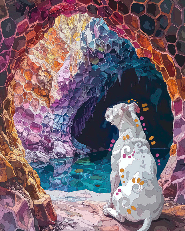 The Wind Cave View Pittie Mini Print (Ltd. Edition) (082526)