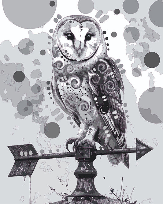 The Wind Direction Barn Owl Mini Print (Ltd. Edition) (120225)