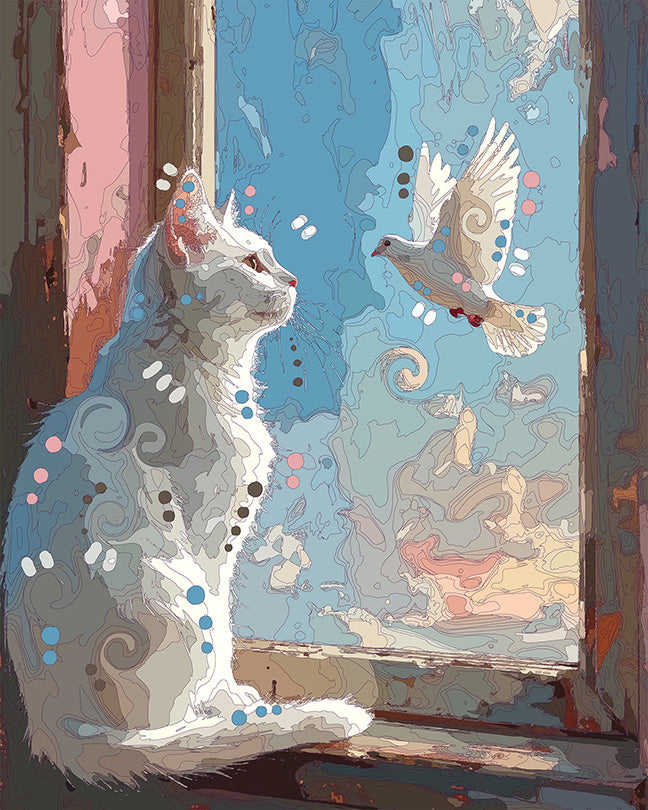 The Window Dove Mini Print (Ltd. Edition) (082726)
