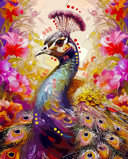 The Winter Park Peacock Mini Print (Ltd. Edition) (081225)