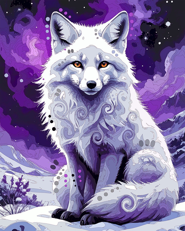 The Winter Waiting Arctic Fox Mini Print (Ltd. Edition) (092525)
