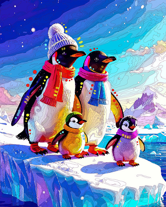 The Winterized Waddlers Mini Print (Ltd. Edition) (081325)