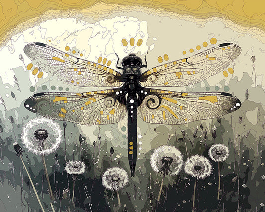 The Wishful Field Dragonfly Mini Print (Ltd. Edition) (071726)