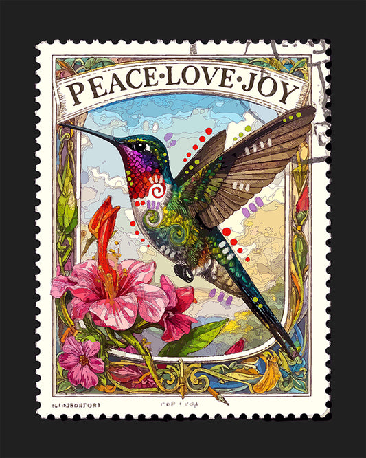 The Wishful Hummingbird Stamp Mini Print (Ltd. Edition) (122925)