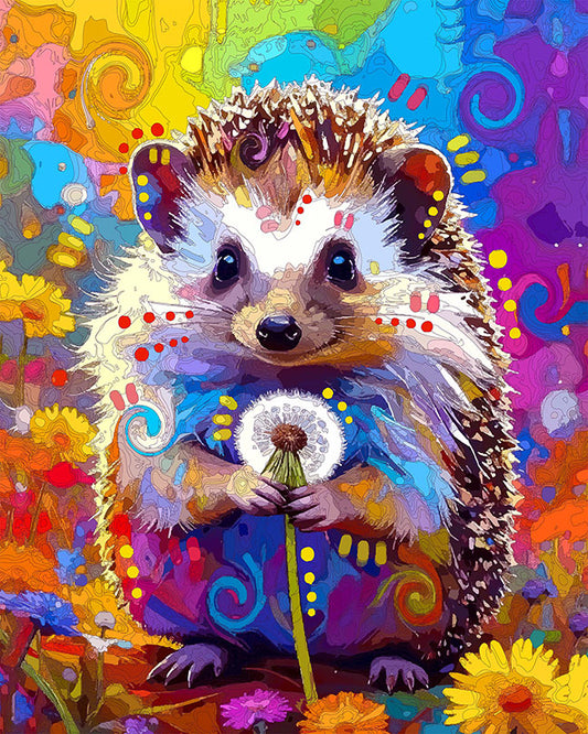 The Wishing Hedgehog Mini Print (Ltd. Edition) (031126)