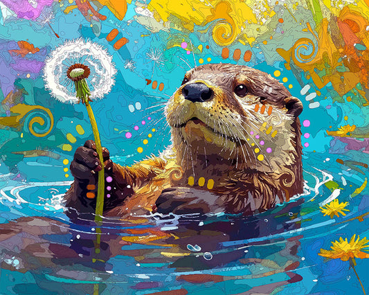 The Wishing Otter Mini Print (Ltd. Edition) (030426)