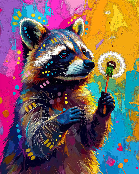 The Wishing Raccoon Mini Print (Ltd. Edition) (022726)