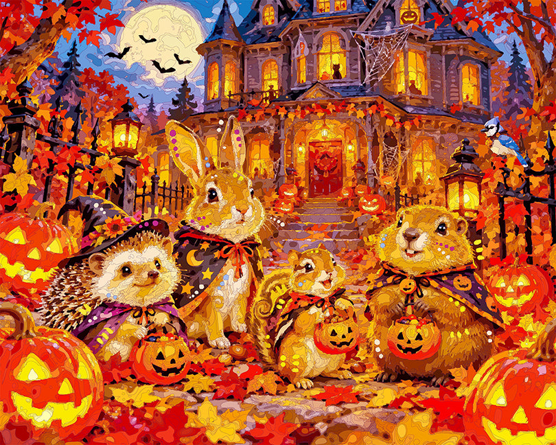 The Woodland Halloween Welcome Mini Print (Ltd. Edition) (100726)