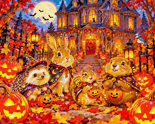 The Woodland Halloween Welcome Mini Print (Ltd. Edition) (100726)
