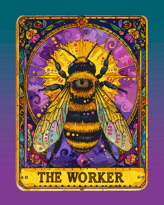 The Worker Tarot Mini Print (Ltd. Edition) (010926)