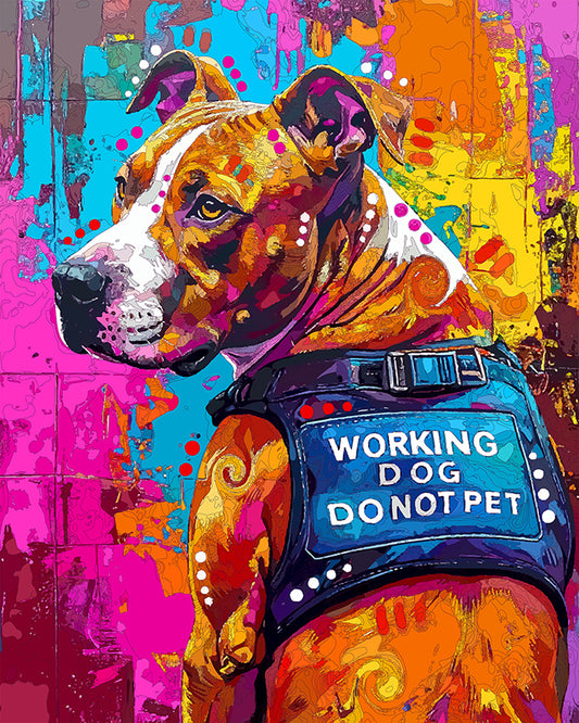 The Working Dog Awaits Mini Print (Ltd. Edition) (101625)