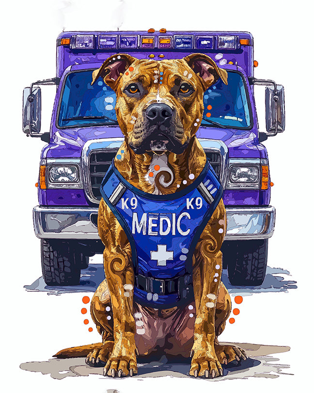 The Working K9 Medic Mini Print (Ltd. Edition) (060926)