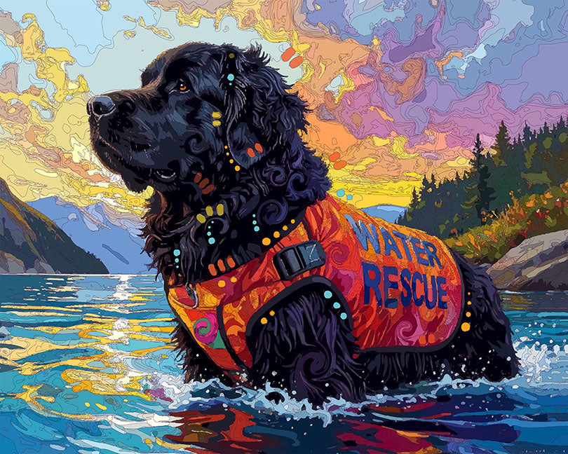 The Working Newf Mini Print (Ltd. Edition) (111725)