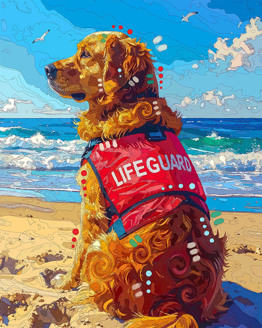 The Working Water Retriever Mini Print (Ltd. Edition) (040626)