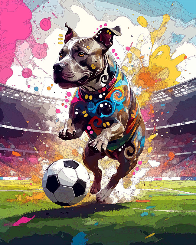 The World Cup Pittie Mini Print (Ltd. Edition) (070626)