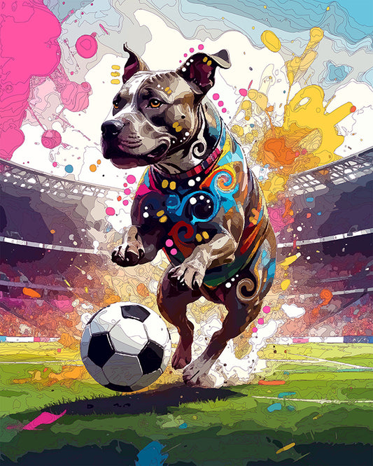 The World Cup Pittie Mini Print (Ltd. Edition) (070626)