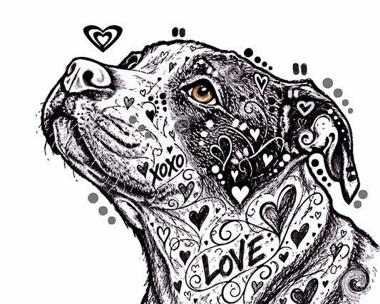 The XO Sketchy Love Pit Mini Print (Ltd. Edition) (100626)