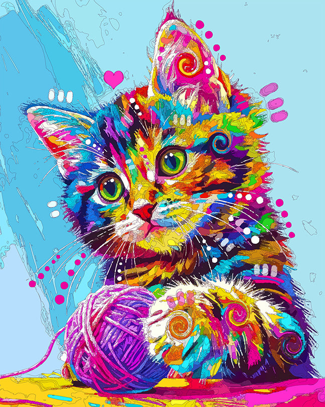 The Yarn Swat Kitty Mini Print (Ltd. Edition) (092525)