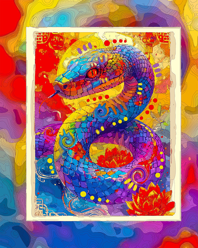 The Year Of The Snake Chinese Zodiac SERIES Mini Print (Ltd. Edition) (090726)