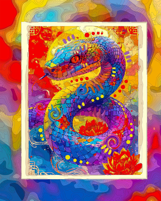 The Year Of The Snake Chinese Zodiac SERIES Mini Print (Ltd. Edition) (090726)