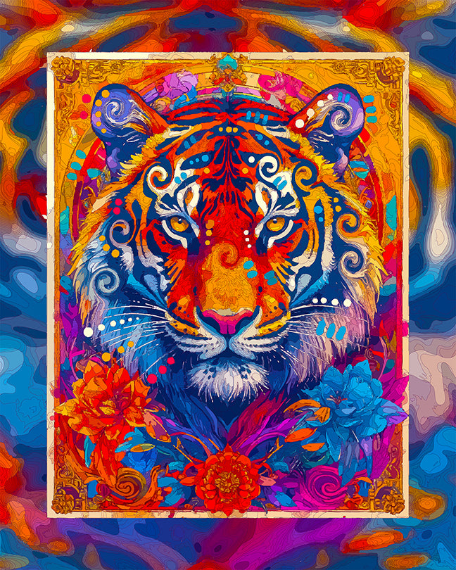 The Year Of The Tiger Chinese Zodiac SERIES Mini Print (Ltd. Edition) (090226)