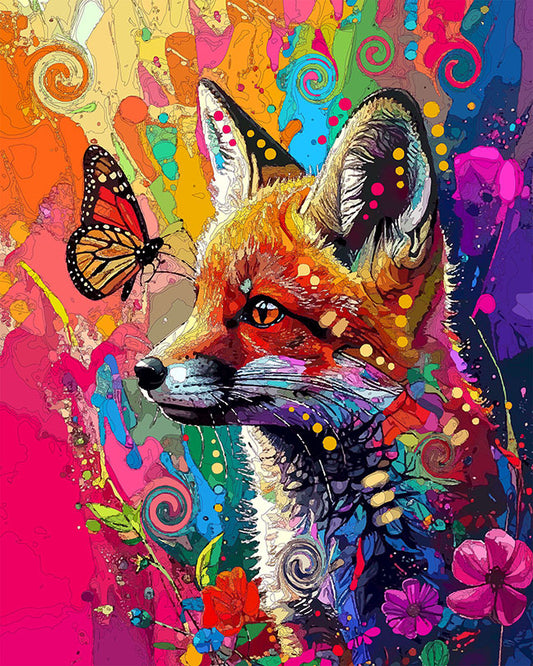 The Young Adventure Splash Fox Mini Print (Ltd. Edition) (033126)