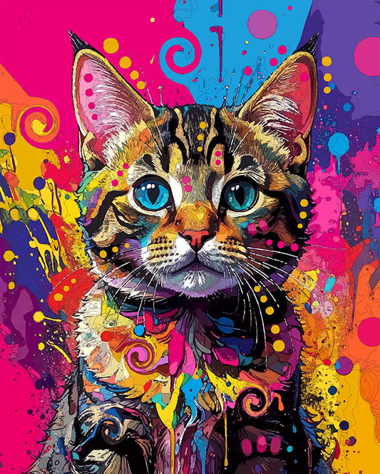 The Young Splash Tabby Mini Print (Ltd. Edition) (033126)