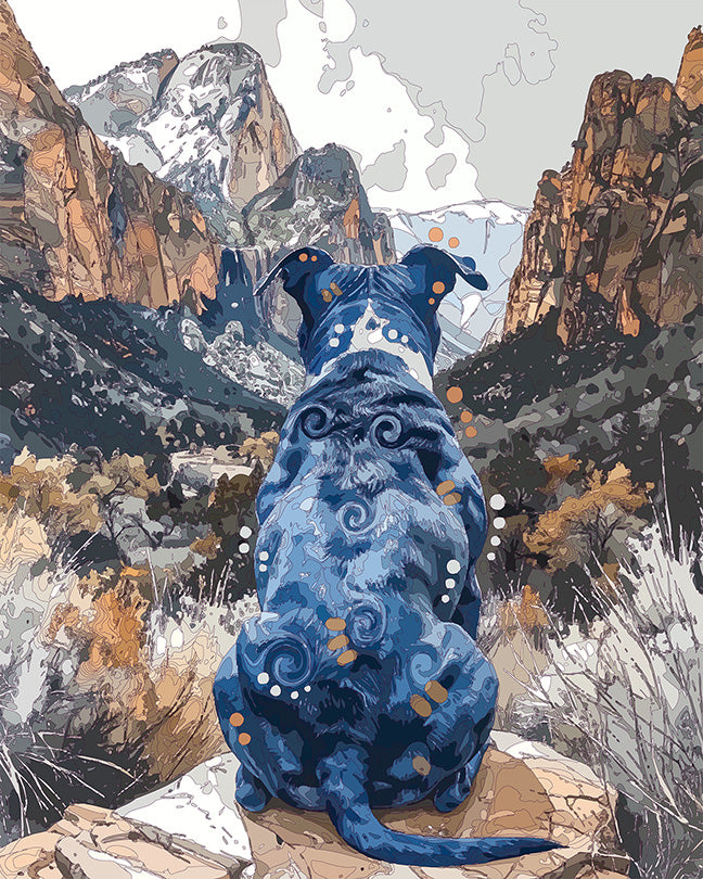 The Zion View Pittie Mini Print (Ltd. Edition) (072226)