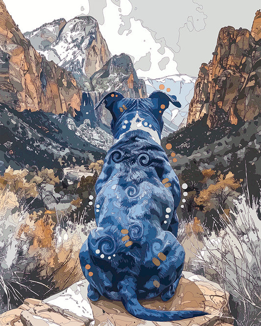 The Zion View Pittie Mini Print (Ltd. Edition) (072226)