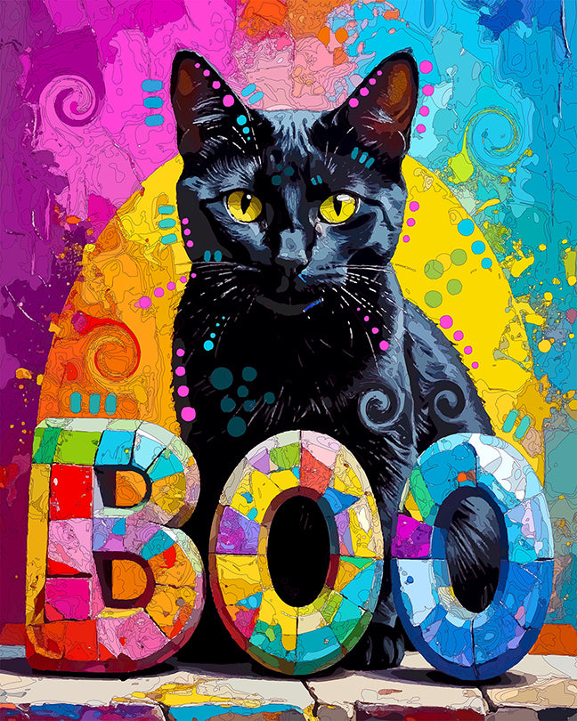 The (Not So) Scary Cat Mini Print (Ltd. Edition) (092425)